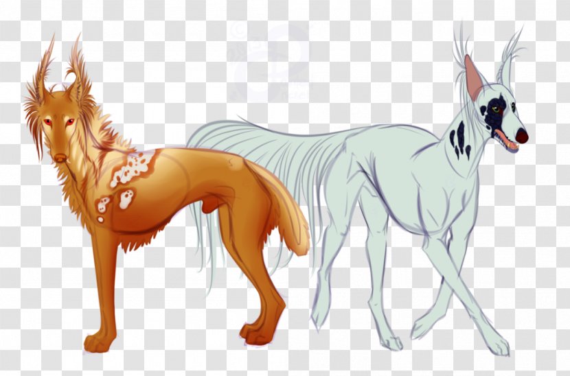 Dog Breed Whippet Italian Greyhound Cartoon - Fictional Character - Painted Transparent PNG