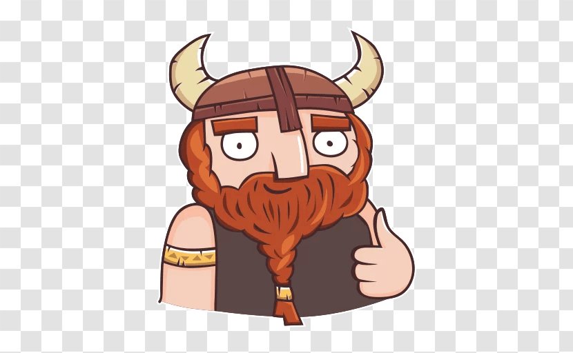 Sticker Telegram Viking Emoji Transparent PNG