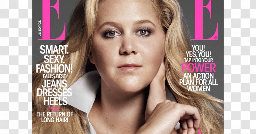 Inside Amy Schumer Magazine Elle Hollywood - Trend Of Women Transparent PNG