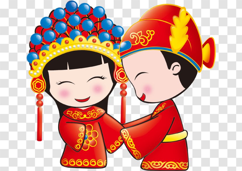 Chinese Marriage Wedding Bride - Doll Transparent PNG