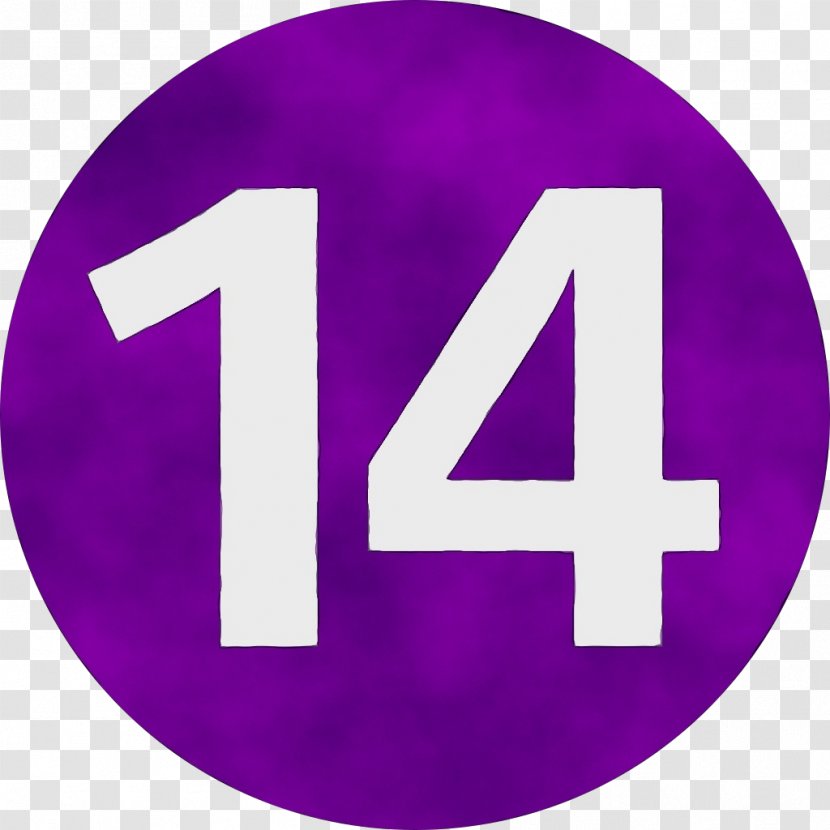 Violet Purple Logo Font Material Property - Electric Blue Number Transparent PNG