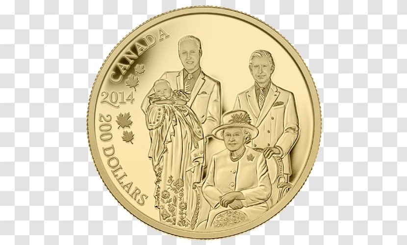 Royal Canadian Mint Gold Coin Silver Proof Coinage - Currency Transparent PNG