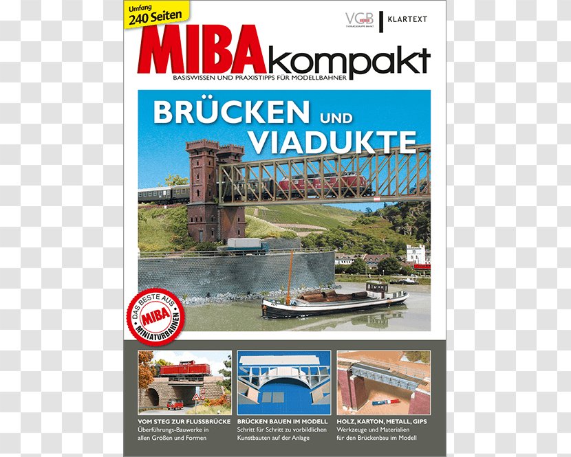 Viaduct Miba; Brücken Und Viadukte: MIBA-Kompakt 1/18 Bridge Baanvak Transparent PNG