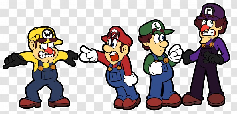 Super Mario Bros. Kart: Double Dash Luigi Illustration - Cartoon - Stepbrothers Transparent PNG