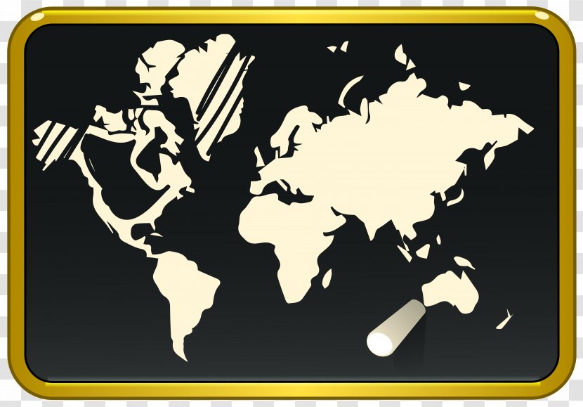 World Map AllPosters.com - United States - School Board With Clipart Image Transparent PNG