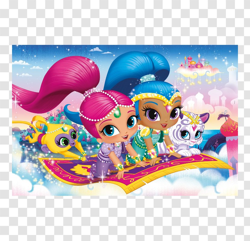 Jigsaw Puzzles Game Toy Drawing - Nickelodeon - Shimmer And Shine Transparent PNG