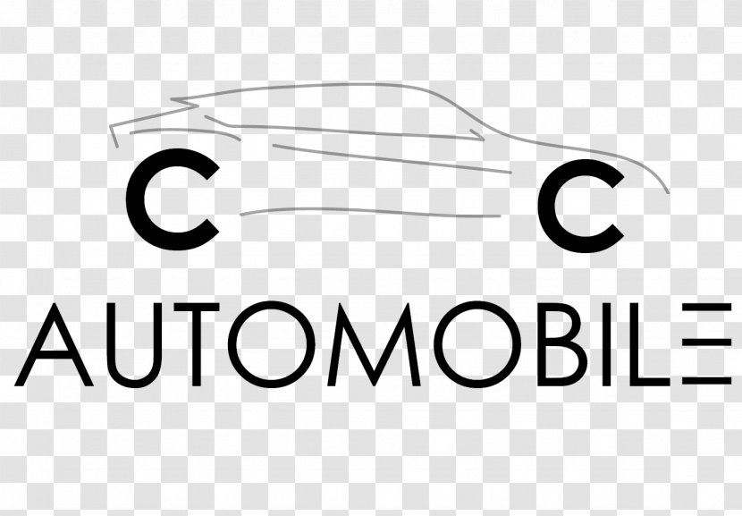 CC Automobile Logo Brand Font - Black And White - Design Transparent PNG