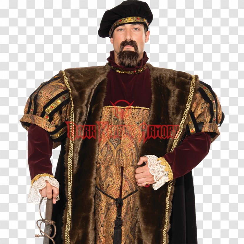 Costume Clothing Robe 1500–1550 In Western European Fashion Dress-up - House Of Tudor - Facial Hair Transparent PNG
