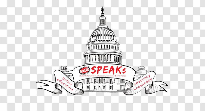 United States Capitol Illustration Vector Graphics Clip Art Drawing - Hill - Fear Of Public Speaking Teens Transparent PNG