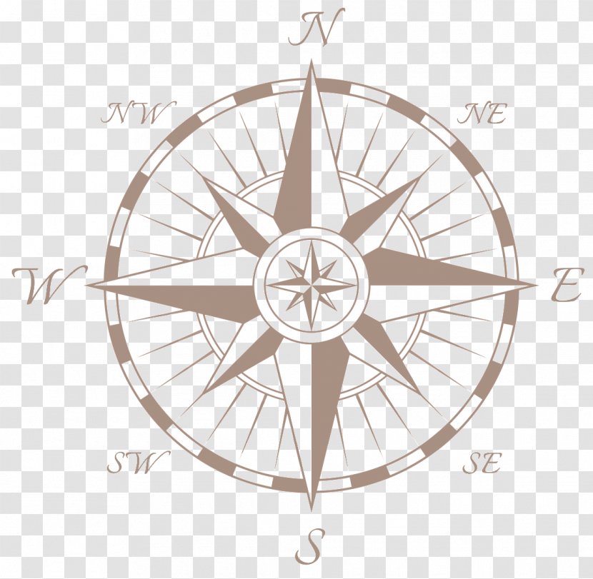 Compass Rose Drawing Photography Vector Graphics - Spoke - Download Transparent PNG