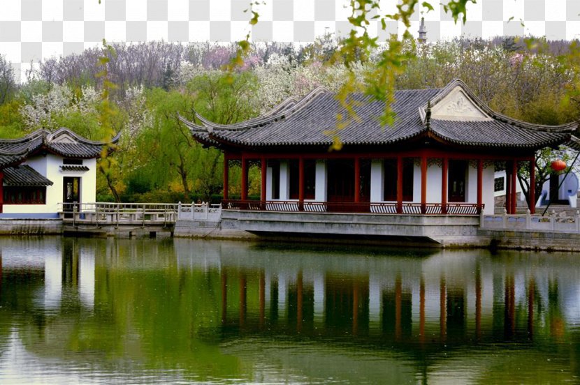 Chinese Pavilion China Unicom Lake - Architecture - HQ Pictures Transparent PNG