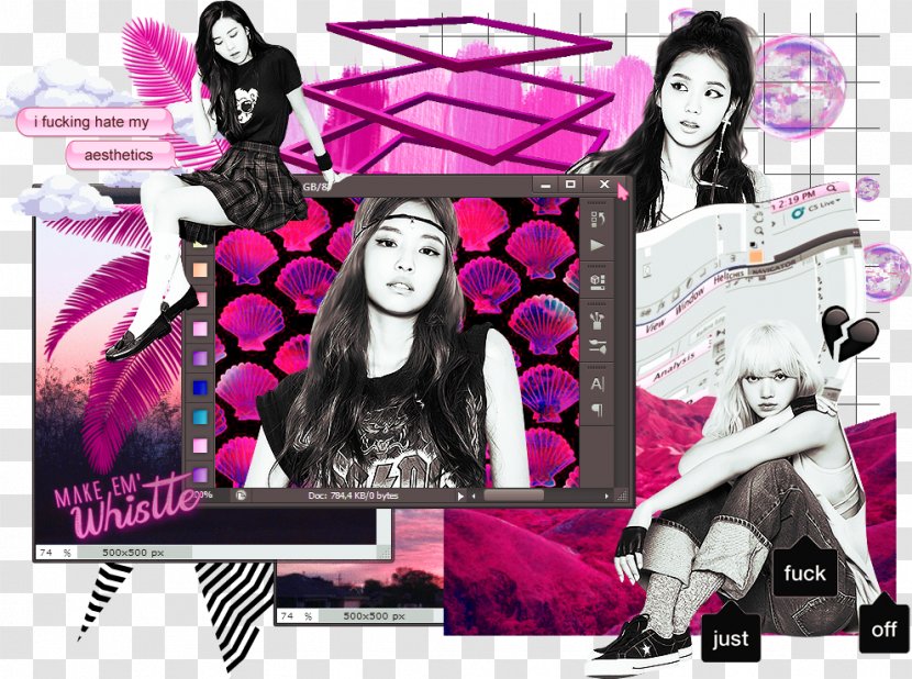 BLACKPINK Fan Art K-pop DeviantArt - Flower - Collage Transparent PNG