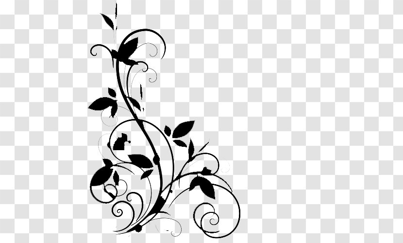 Floral Design Illustration Graphic Visual Arts - Line Art Transparent PNG