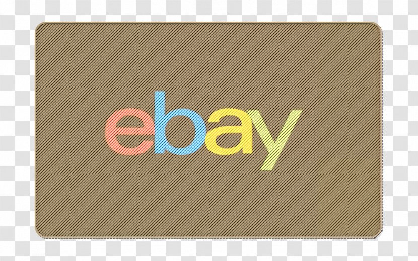 Ebay Icon - Brown - Label Beige Transparent PNG