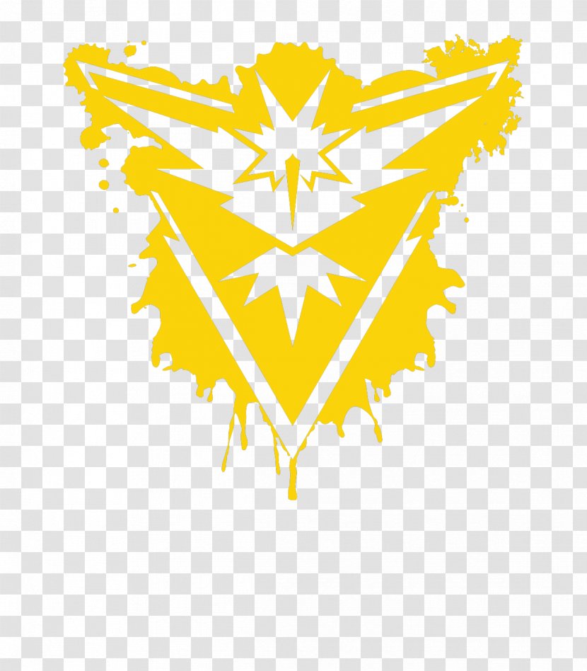 Pokémon GO Yellow Zapdos Decal - Symmetry - Symbol Transparent PNG