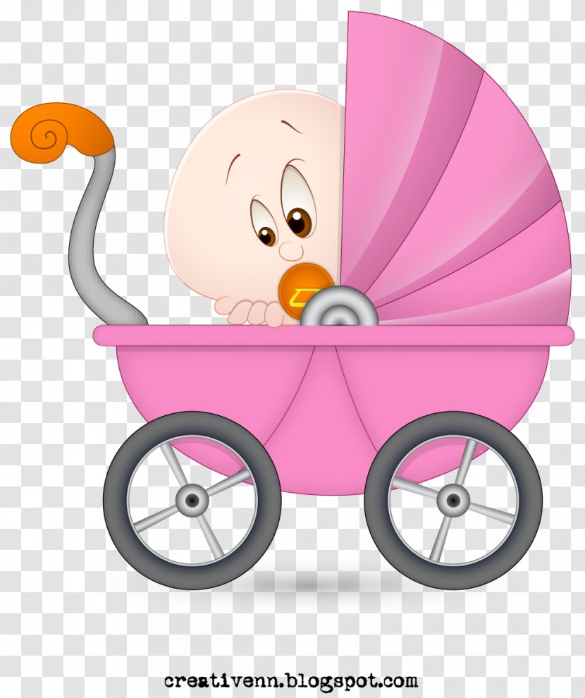 Baby Transport Infant Cartoon - Pink - Child Transparent PNG