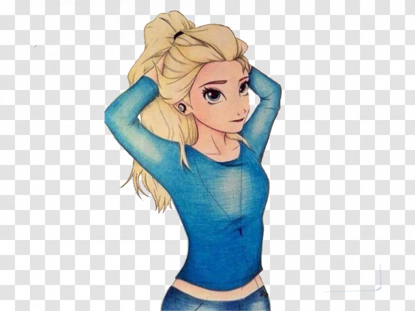 Elsa Frozen Rapunzel Anna - Watercolor Transparent PNG