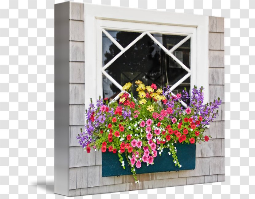 Window Box Flower Facade - Flowering Plant Transparent PNG