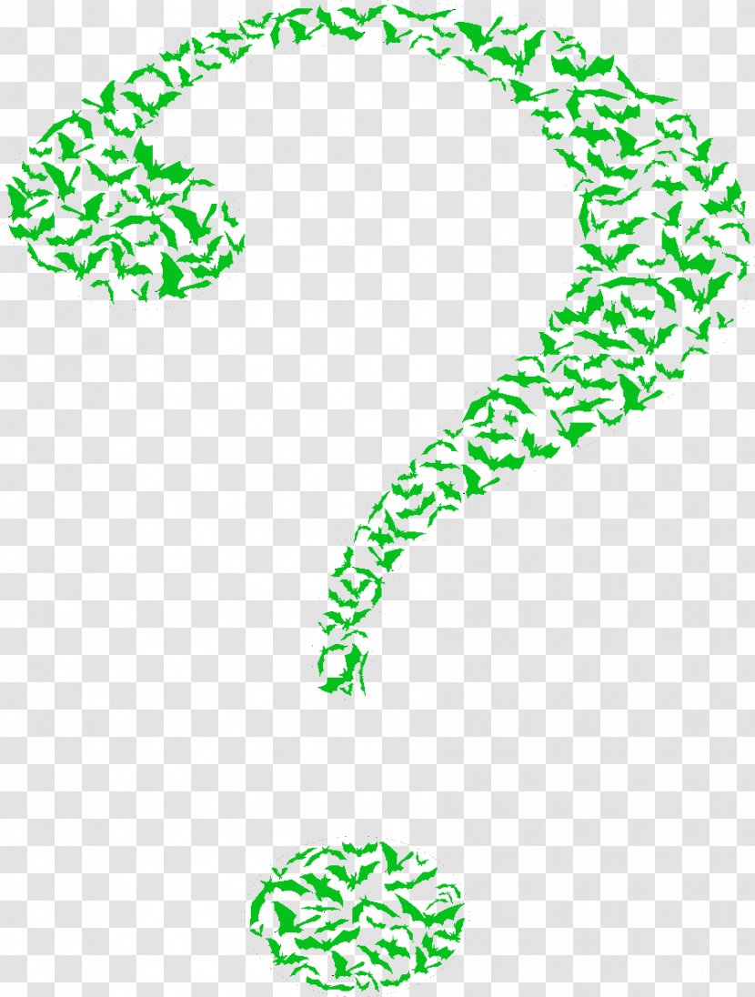 Riddler Batman Logo Question Mark - Green - Bills Transparent PNG