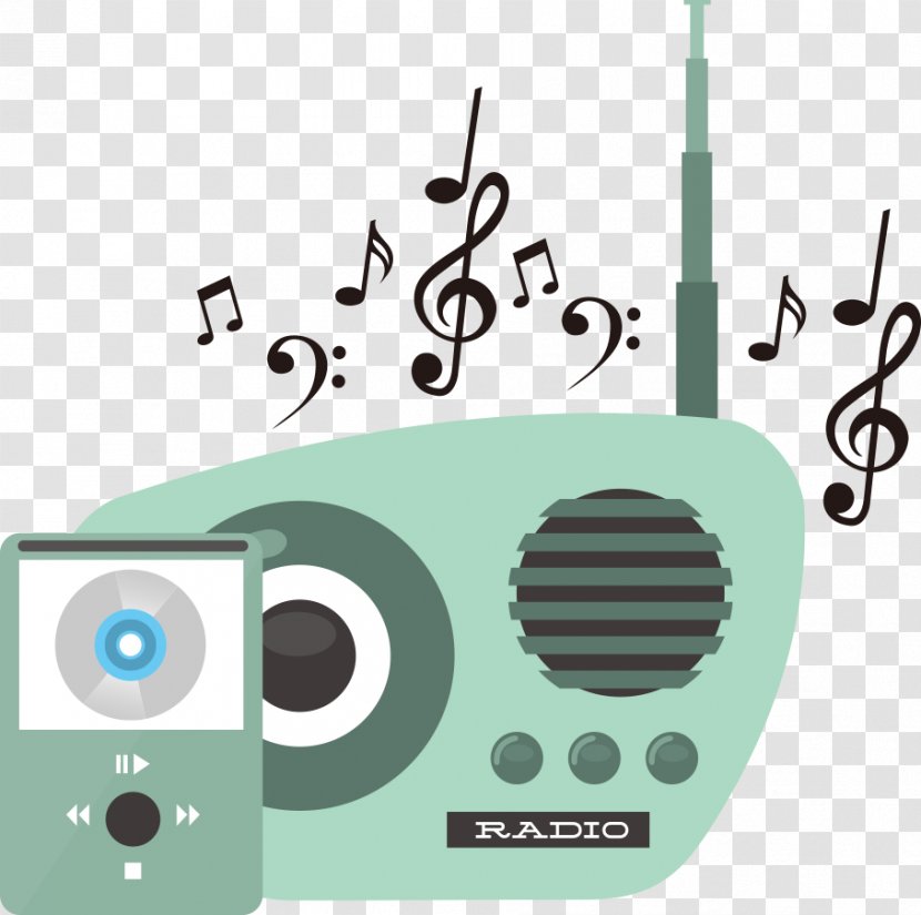 U6536u97f3u673a Stock Illustration - Brand - Vector Radio With MP3 Transparent PNG