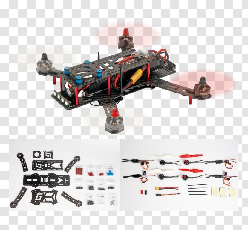 Helicopter Graupner Alpha 250Q Quadcopter FPV Racing First-person View - Radio Controlled Toy Transparent PNG