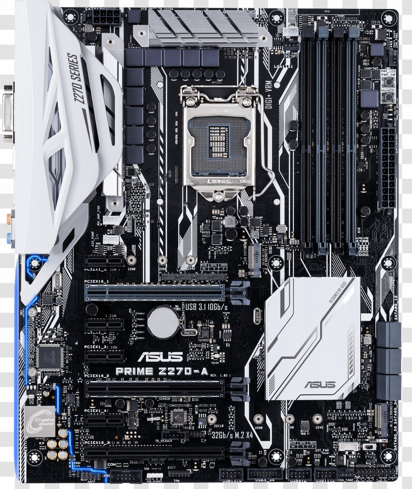 Intel LGA 1151 Motherboard ASUS PRIME Z270-A Transparent PNG