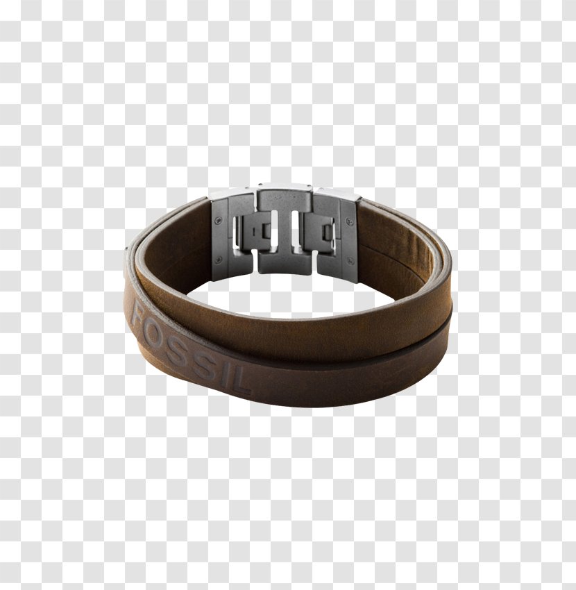 Bracelet Leather Jewellery Fossil Group Steel Transparent PNG