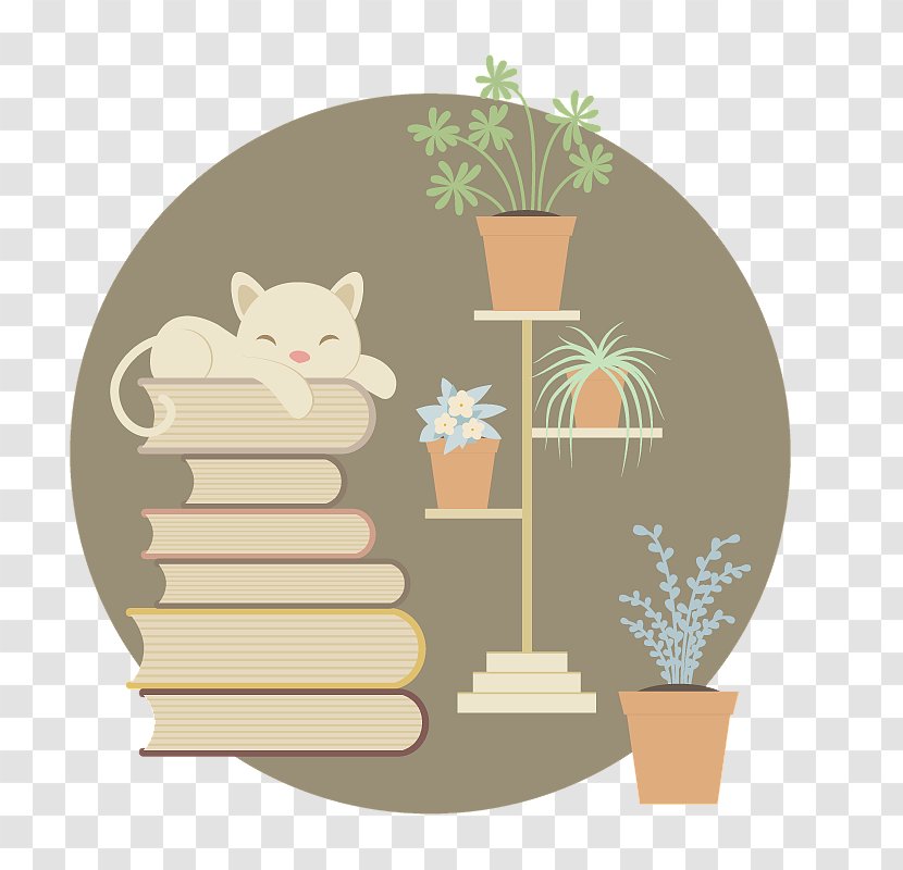 Cat Book Wattpad Shutterstock Illustration - Text - Flower Blossom Transparent PNG