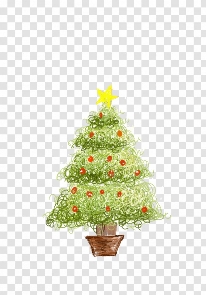 Christmas Tree Day Gift New Year Image - Background Transparent PNG