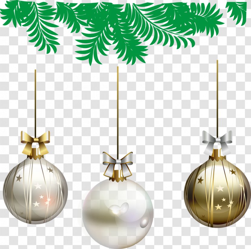 Christmas Ornament Decoration Holiday - Pearls Transparent PNG