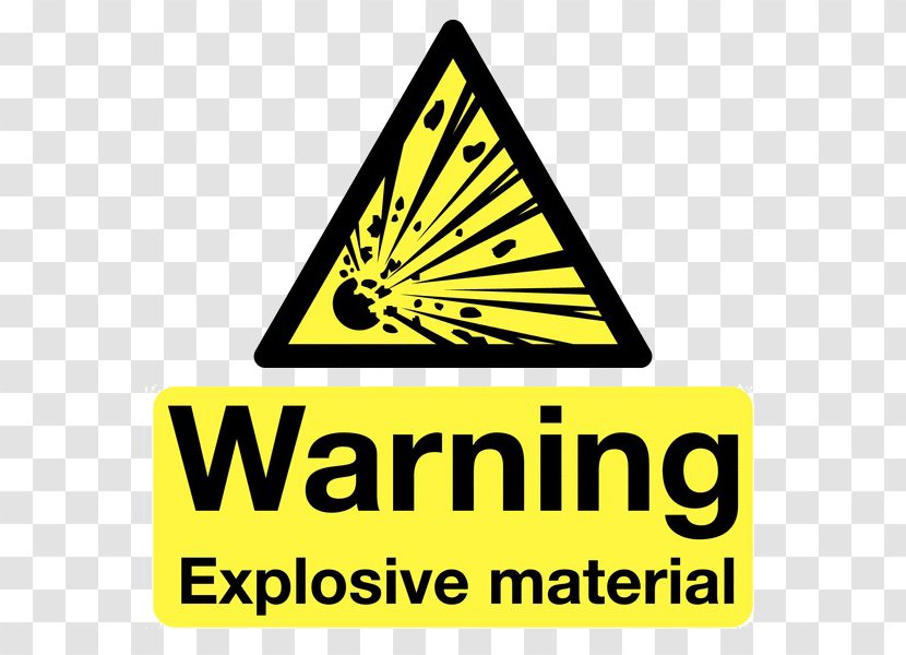 Warning Label Explosive Material Explosion Logo - Text Transparent PNG