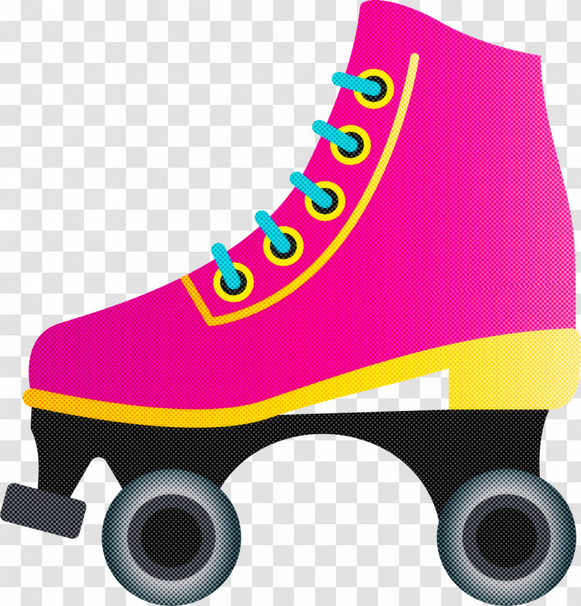Footwear Roller Skates Quad Skates Shoe Pink Transparent PNG