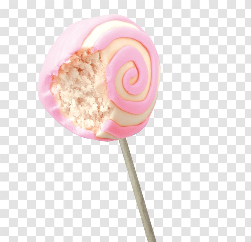 Lollipop Cotton Candy Dessert - Pink Transparent PNG