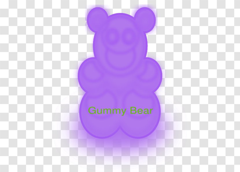 Gummy Bear Gummi Candy Clip Art - Flower - Bears Transparent PNG