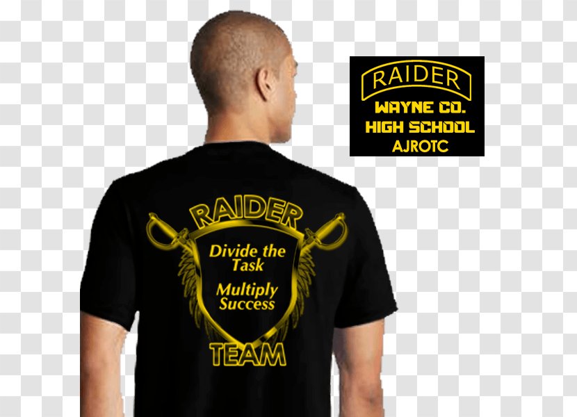 T-shirt Hoodie Junior Reserve Officers' Training Corps Drill Team - Oakland Raiders Transparent PNG