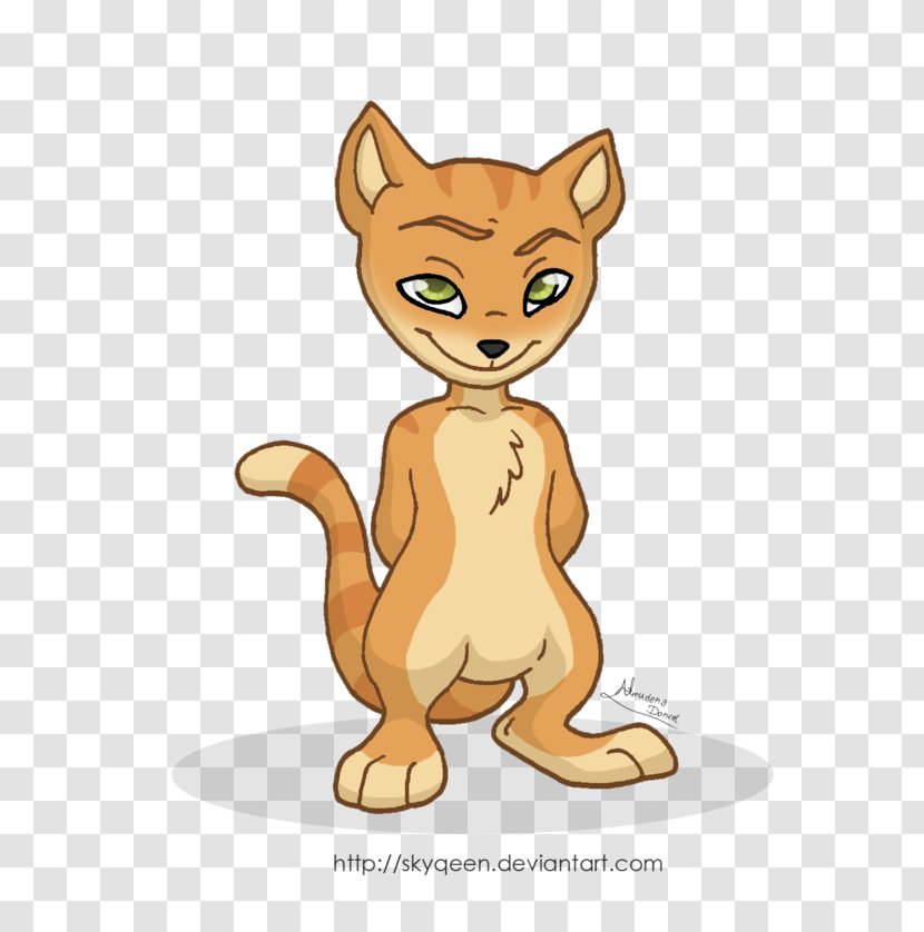 Whiskers Kitten Red Fox Lion Cat - Vertebrate - Miss Queen Transparent PNG