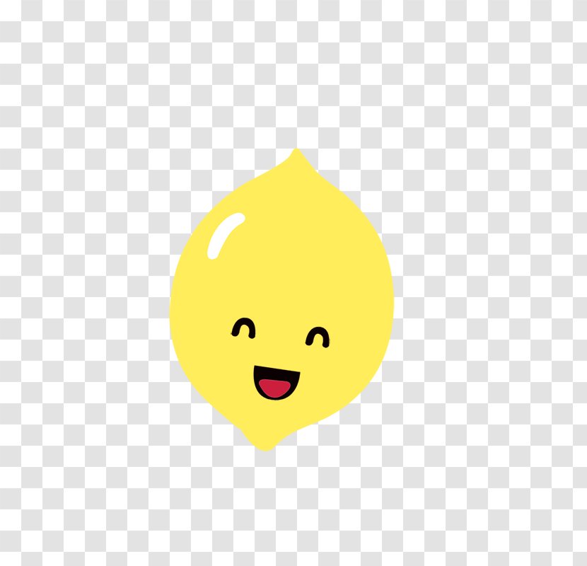 Smiley Yellow Desktop Wallpaper Cartoon Font - Emoticon - Hand-painted Lemon Transparent PNG