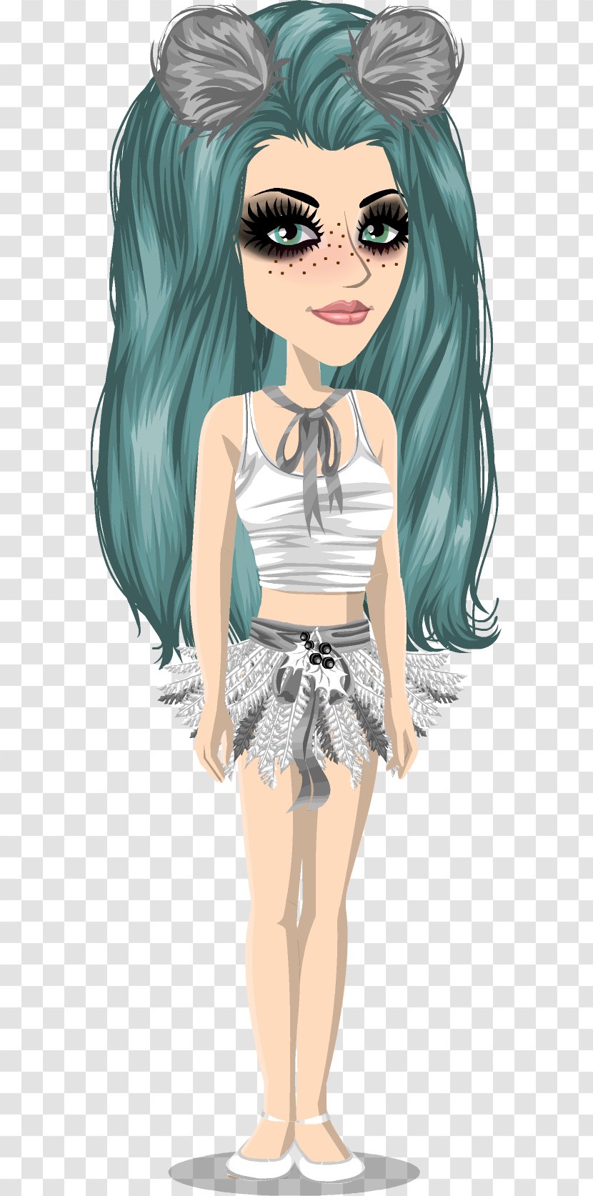 MovieStarPlanet Black Hair World Android - Flower Transparent PNG