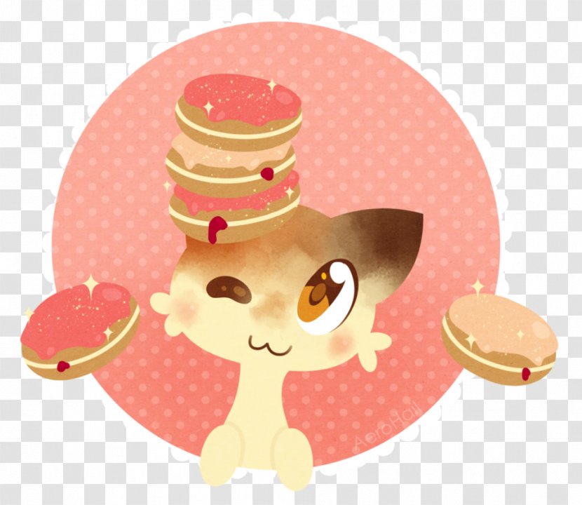 Donuts Hustle Cat Jelly Doughnut Gelatin Dessert - Paw Transparent PNG