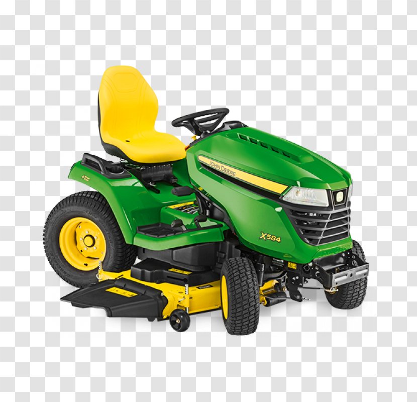 John Deere Tractor Lawn Mowers Riding Mower - Vehicle Transparent PNG