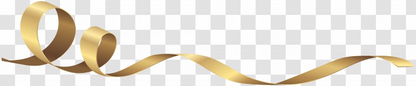 Gold Ribbon Clip Art - Adhesive Tape - Curly Transparent PNG