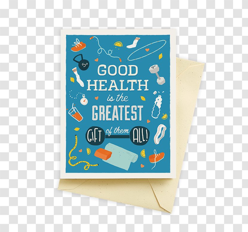 Health Wish Birthday Paper Greeting & Note Cards - Love Transparent PNG
