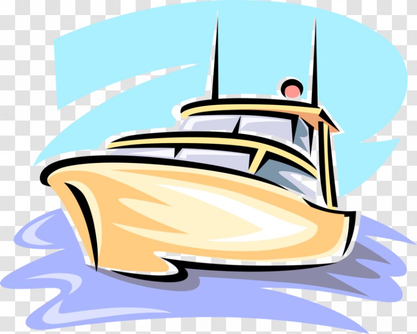 Clip Art Stock Illustration Vector Graphics Image - Cartoon - Boat Transparent PNG