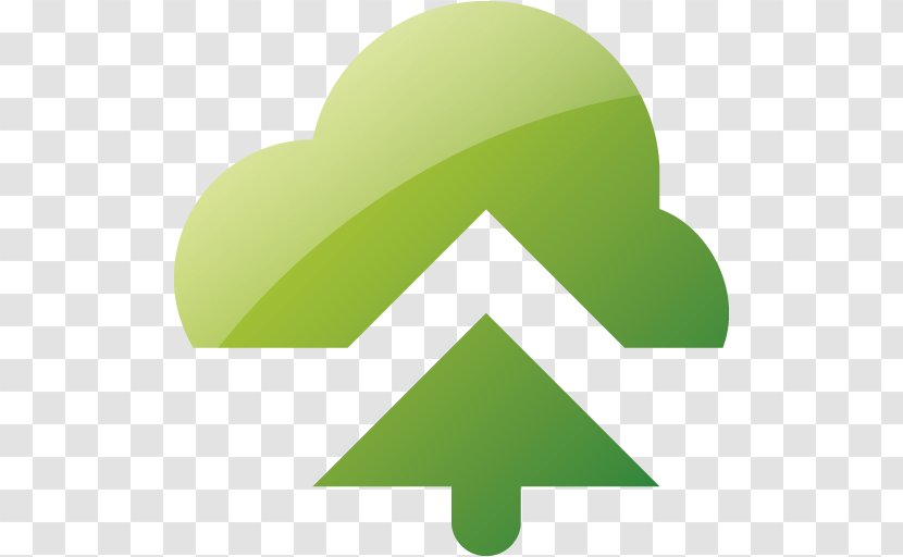 Upload - Green - Cloud Transparent PNG