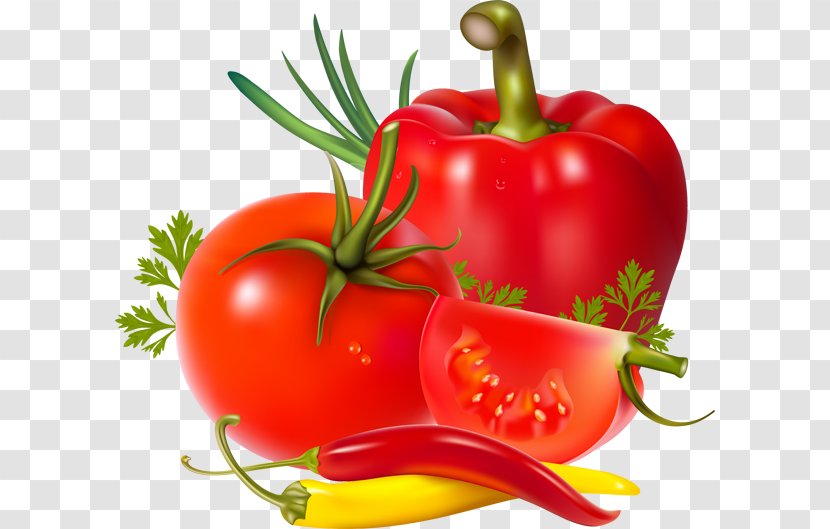 Salsa Tomato Juice Vegetable Chili Pepper - Diet Food - Peppers Transparent PNG