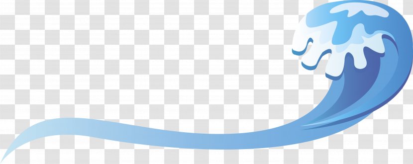Blue Cartoon Sky Clip Art - Microsoft Azure - Wave Transparent PNG