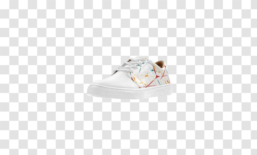 Sneakers Shoe Sportswear Cross-training Walking - White - Abstract Lines Transparent PNG