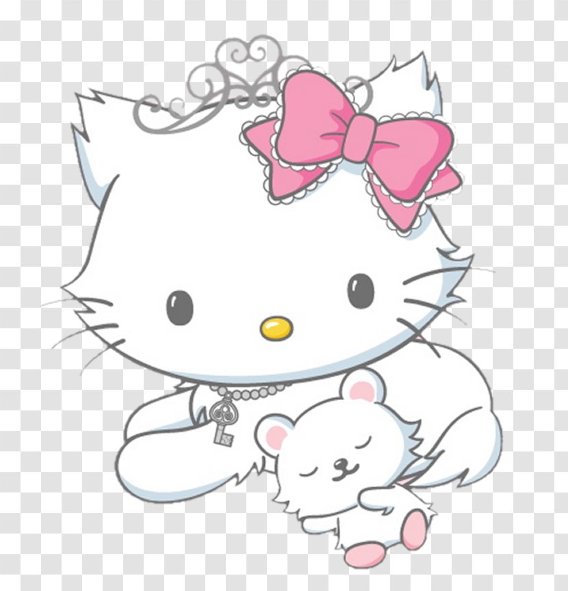 Hello Kitty Cat Sanrio Kitten - Flower Transparent PNG