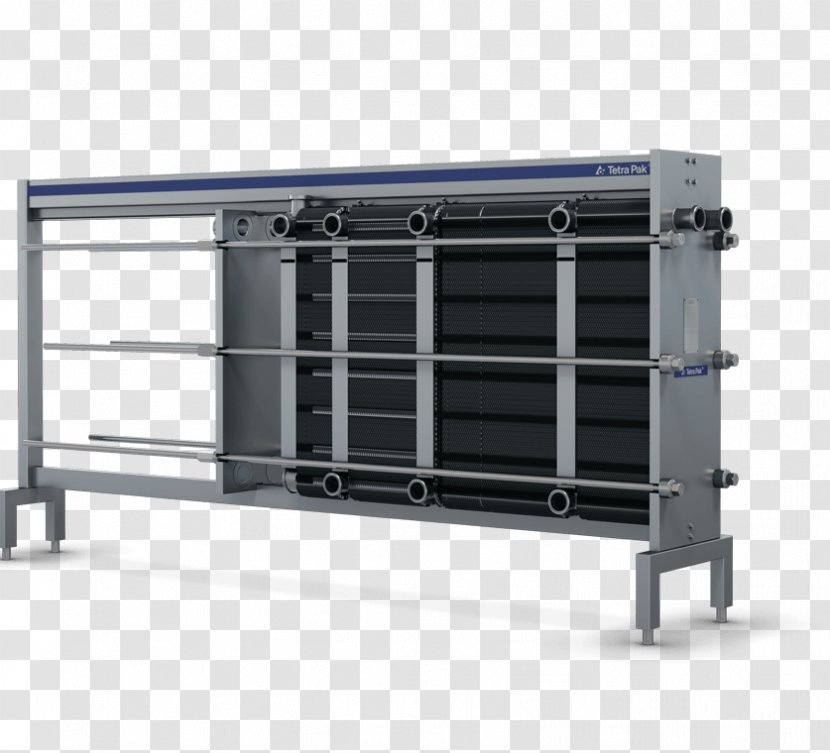 Plate Heat Exchanger Tetra Pak Milk - Corrugated Lines Transparent PNG