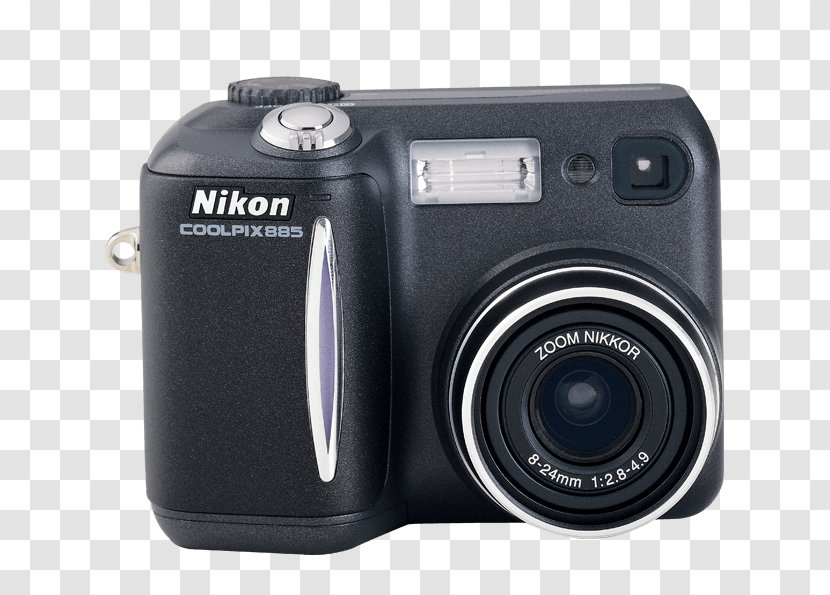 Digital SLR Camera Lens Nikon Coolpix 885 3.2 MP Compact - Film - Silver COOLPIX S5300Camera Transparent PNG
